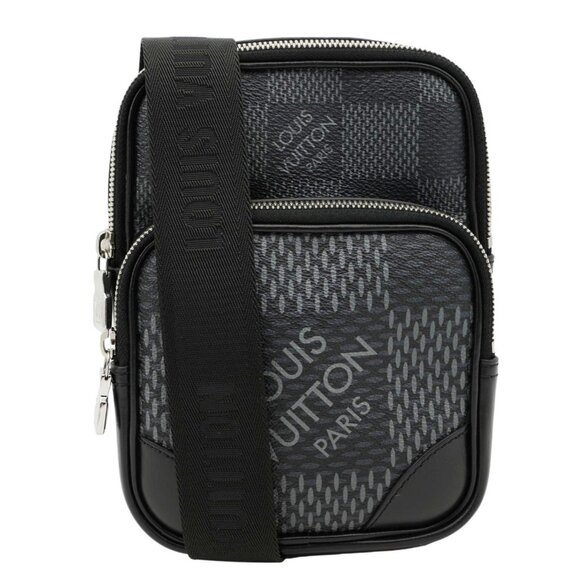 Louis Vuitton Handbags - Louis Vuitton  Amazone Sling Damier Graphite Crossbody Bag Black